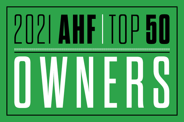 AHF 2020 Award for Top 50 Owners Award
