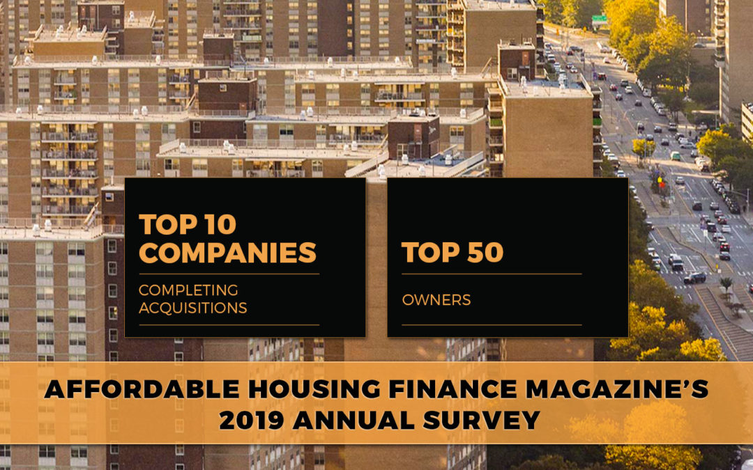 LIHC Investment Group named one of Affordable Housing Finance’s  Top Companies Completing Acquisitions in 2019