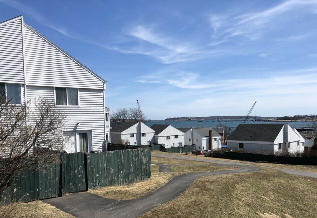 A photo of Munjoy South Apartments with view of water in Portland, Maine