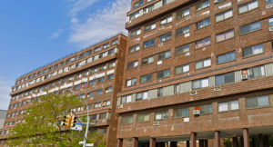 A large photo of the Mitchell-Llama buildings in Bronx, NY
