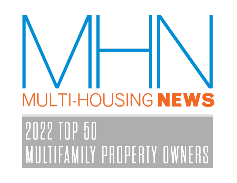 Multi-Housing News 2022 Award for Top 50 Owners Award